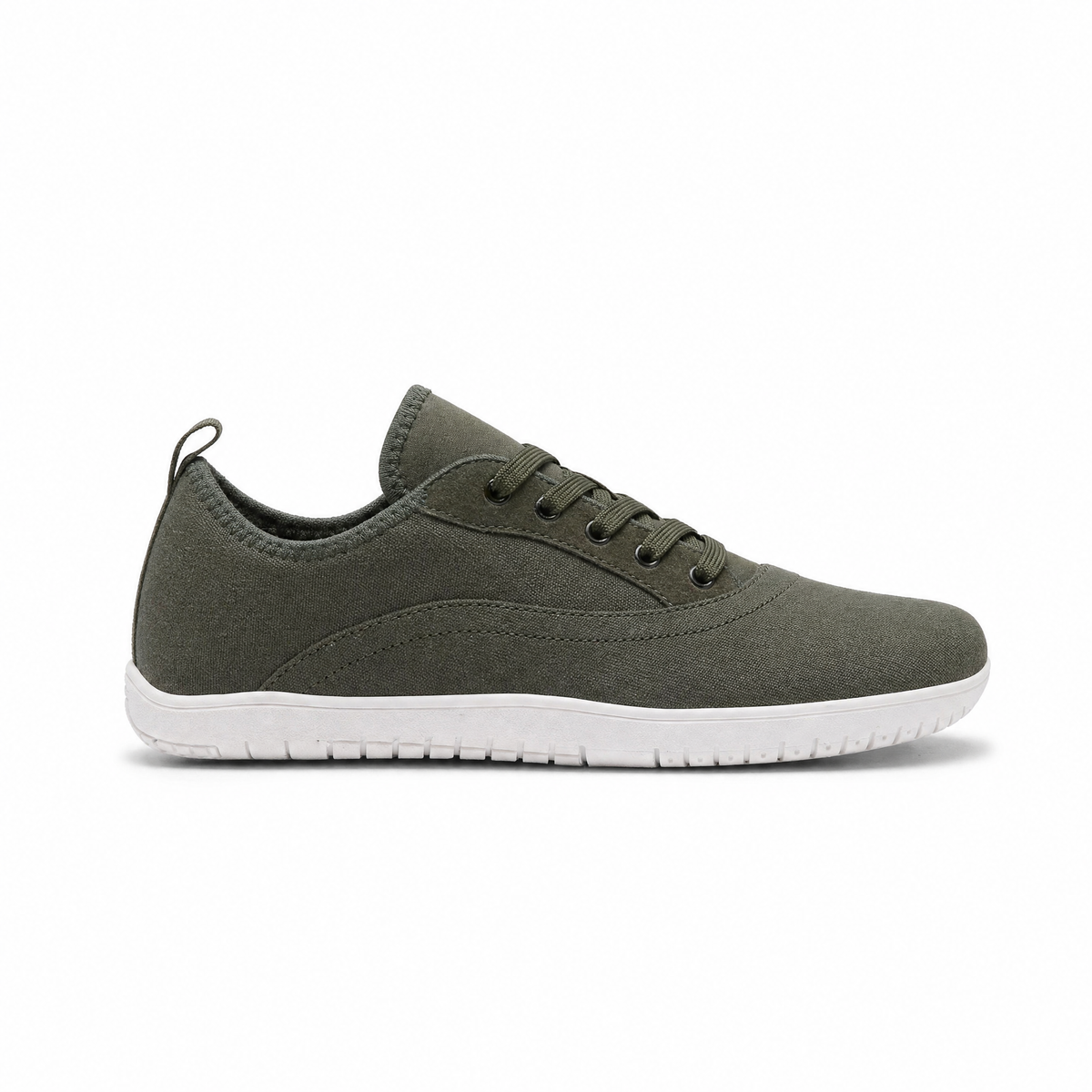Styx II barefoot sneaker – zijaanzicht met brede teenbox