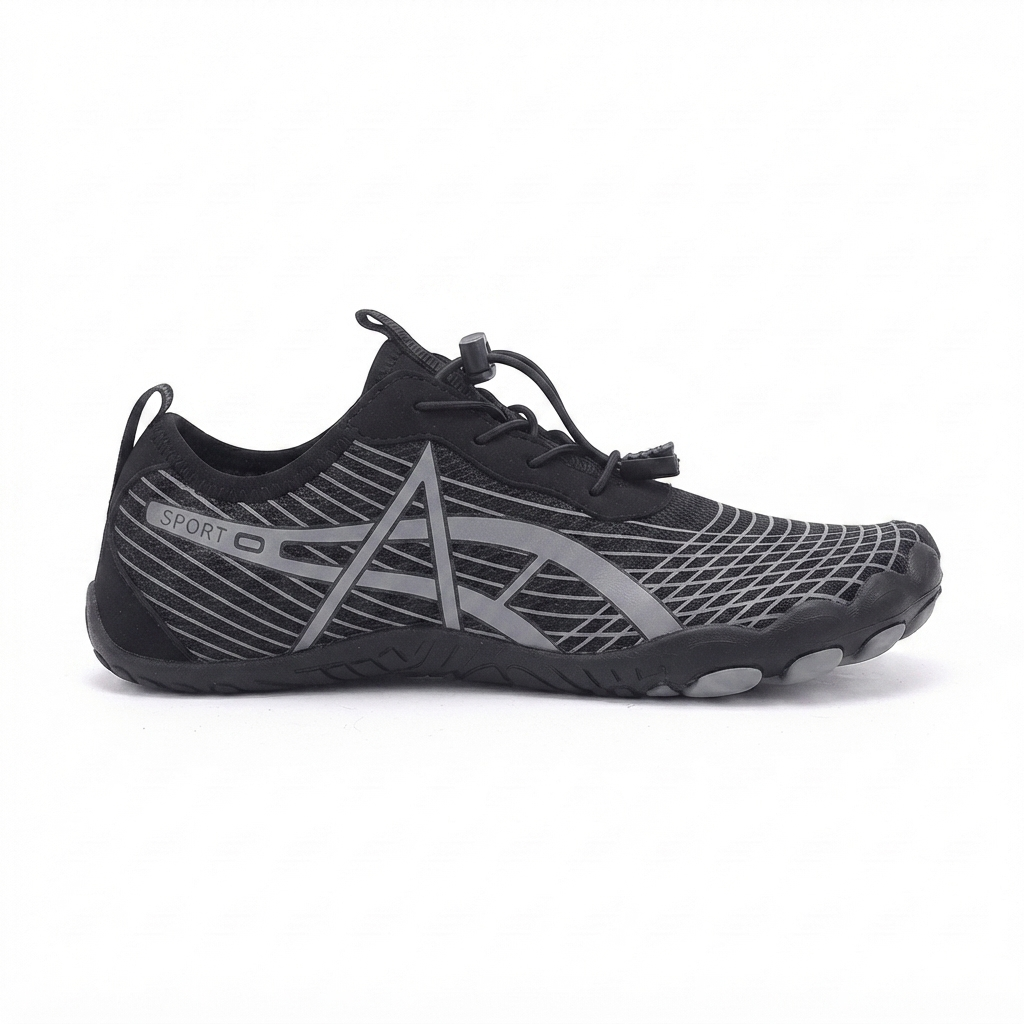 Polaris I barefoot schoen in zwart